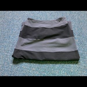 Lululemon striped midi length skirt